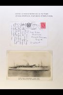MARITIME MAIL 1917-59 Collection Of Covers And Cards Bearing A Range Of Frankings For The Period, Includes Various... - Malte (...-1964)