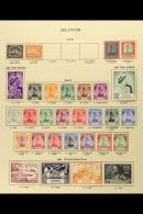 SELANGOR 1941-1970 VERY FINE MINT Collection On Printed Leaves. With 1941 2c Orange Perf 14 (SG 70a), 1941 $1... - Altri & Non Classificati
