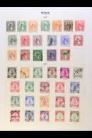 PERAK 1935-1956 Fine Collection On Leaves, All Different Mint Or Used. With 1935-37 Set (top 3 Values With Fiscal... - Autres & Non Classés