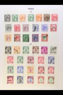 PERAK 1935-1956 Fine Collection On Leaves, All Different Mint Or Used. With 1935-37 Set (top 3 Values With Fiscal... - Andere & Zonder Classificatie