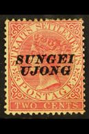NEGRI SEMBILAN 1885 2c Pale Rose Overprinted "Sungei Ujong", Type 23, SG 38, Very Fine Mint. For More Images,... - Other & Unclassified