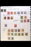 1867-1957 MINT & USED COLLECTION In Hingeless Mounts On Leaves, Inc FMS 1900 1c Opt Used, 1922-34 Inc 35c... - Altri & Non Classificati