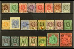 1921-32 Die II Complete Set, SG 58/80, Very Fine Cds Used, Fresh & Attractive. (23 Stamps) For More Images,... - Leeward  Islands