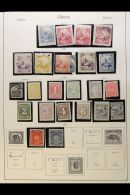 1860-1972 EXTENSIVE COLLECTION Includes 1860-69 12c Blue Used, 1879 Range With 1c, 2c X2, And 6c Unused, Plus 2c,... - Liberia