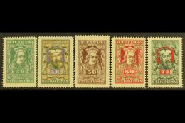 1920 National Assembly SPECIAL PRINTINGS In Different Colours Complete Set (Michel 78/83 I, SG 78a/83a), Mint,... - Lituania