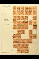 1920-21 2ND JERUSALEM OVERPRINT - PLATE RECONSTRUCTION 5m Yellow-orange Perf 15x14 (SG 34) - A Mint And Used... - Palästina