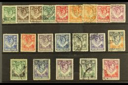 1938-52 KGVI Definitives Complete Set, SG 25/45, Fine/very Fine Used. (21 Stamps) For More Images, Please Visit... - Rhodesia Del Nord (...-1963)