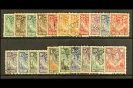 1938 Geo VI Set Complete, SG 24/45, Used. 4½d And 9d Unused, 1s Fiscal Cancel Otherwise Fine And Fresh. (21... - Noord-Rhodesië (...-1963)