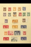 1937-1953 COLLECTION On Leaves, Mint And Used, Inc 1938-52 Vals To 3s Mint Inc 1½d Carmine-red & 2d... - Noord-Rhodesië (...-1963)