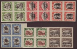 1920 IMPERF PLATE PROOF SET In Blocks Of 4 As SG 38/43. Mixed Mint, Nhm & Unused Without Gum. Lovely Group! (6... - Niue