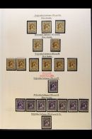 1897-98 DEFINITIVES - COLLECTION OF MINT STAMPS CAT £3700+ A Partially Remaindered Collection Of The 1897... - Autres & Non Classés