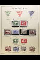 1921-1941 MINT AND USED COLLECTION A Good Collection On Album Pages Which Includes For Example: 1925 Libau Set... - Lettonie