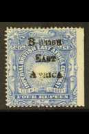 BRITISH EAST AFRICA 1895 4r Ultramarine, SG 46, Very Fine And Fresh Mint, Sheet Edge At Right. For More Images,... - Vide