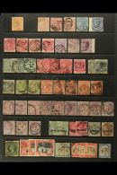 1860-1958 MINT & USED RANGES On Stock Pages, Inc 1850-70 4d Used, 1938-52 Vals To 10s Both Perf Types NHM And... - Giamaica (...-1961)