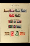 DODECANESE ISLANDS (EGEO) 1930-40 COMPLETE FINE MINT AIR POST STAMPS COLLECTION On Printed Album Pages With Map... - Sonstige & Ohne Zuordnung