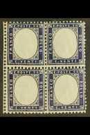 1862 20c Indigo, Sass 2, Superb NHM Mint Block Of 4. Cat €400 (£290) For More Images, Please Visit... - Non Classés