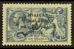 1922 OVERPRINT DOUBLE, ONE ALBINO VARIETY. 1922 10s Dull Grey-blue Dollard OVERPRINT DOUBLE, ONE ALBINO Variety,... - Sonstige & Ohne Zuordnung