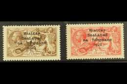 1922 Dollard 2s6d Reddish Brown And 5s Rose Carmine Seahorses, SG 18/19, Fine Mint (2 Stamps) For More Images,... - Other & Unclassified
