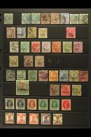 PATIALA 1884-1946 USED COLLECTION On A Pair Of Stock Pages. Ranges Include QV To 6a, KEVII To 1r, KGV To 2r, KGVI... - Sonstige & Ohne Zuordnung