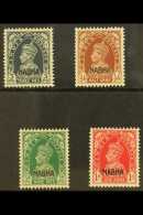 NABHA 1941 Geo VI Stamps Of 1937 Ovptd "Nabha", SG 95/8, Very Fine Mint. (4 Stamps) For More Images, Please Visit... - Sonstige & Ohne Zuordnung