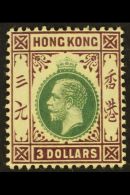 1912 $3 Green And Purple Geo V, SG 114, Very Fine And Fresh Mint. For More Images, Please Visit... - Andere & Zonder Classificatie