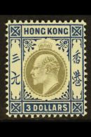 1903 $3 Slate And Dull Blue, Wmk CA, Ed VII, SG 74, Superb Mint. Barely Hinged And Well Centered With Full... - Autres & Non Classés