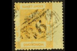 1863-71 8c Pale Dull Orange INVERTED WATERMARK Variety, SG 11w, Used Wing Margin Example. For More Images, Please... - Autres & Non Classés