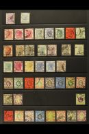 1863-1952 ALL DIFFERENT USED COLLECTION Includes 1863-71 30c Mauve, 1880 5c Blue Wmk CC, 1882-96 Values To 30c... - Andere & Zonder Classificatie