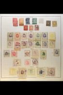 REVENUE STAMPS 1868 To 1930's POWERFUL COLLECTION On Album Pages, Mint And Used, Great Strength In 19th Century... - Guatemala