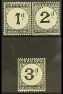 POSTAGE DUE 1892 1d, 2d, And 3d Complete Set, SG D1/D3, Fresh Mint, A Scarce Set. (3 Stamps) For More Images,... - Grenada (...-1974)