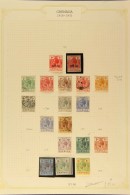 1887-1935 An Attractive Old Time Collection On Leaves, Incl. 1895-99 To 6d Mint, 1898 Columbus Mint, 1904-06 6d... - Grenada (...-1974)