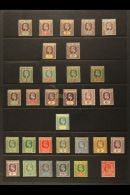 1902-13 KEVII MINT COLLECTION On A Stock Page. Includes 1902  CA Watermark Set To 10s, 1904-06 Complete Set Of 7,... - Costa D'Oro (...-1957)