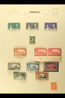 1935-1972 ATTRACTIVE ORIGINAL COLLECTION On Album Pages, Mint And Used (mainly Mint), Generally Very Fine... - Gibilterra