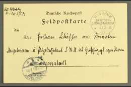 SOUTH WEST AFRICA 1905 (3 Mar) Prtd Feldpost Card To Germany Showing Fine "WINDHUK A" Cds Postmark, With Darmstadt... - Other & Unclassified
