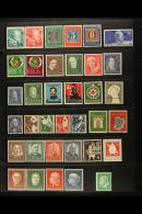 1949-1969 COMPREHENSIVE VERY FINE MINT COLLECTION On A Stock Page & Hingeless Pages, ALL DIFFERENT, Inc 1949... - Autres & Non Classés