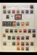 GERMAN AREAS 1914-1959 Mint (some Never Hinged) & Used Mostly All Different Collection On Pages, Inc WWI... - Other & Unclassified