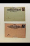PRIVATE LOCAL POSTS - POSTAL STATIONERY DRESDEN (HANSA) 1887-91 UNUSED COLLECTION. Includes Ranges Of 2pf &... - Other & Unclassified