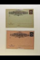 PRIVATE LOCAL POSTS - POSTAL STATIONERY DRESDEN (HANSA) 1887-91 UNUSED COLLECTION. Includes Ranges Of 2pf &... - Altri & Non Classificati