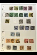 BADEN 1851-68 HIGHLY COMPLETE USED COLLECTION Presented On A Pair Of Hingeless Album Pages. Includes 1851-58 Set... - Altri & Non Classificati