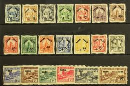 TUNISIA 1938 Surcharged Buildings Set, Yv 185/204, Very Fine Mint (20 Stamps) For More Images, Please Visit... - Altri & Non Classificati