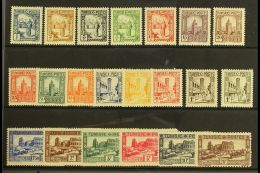 TUNISIA 1931-33 Buildings Set, Yv 161/80, Plus 1f Listed Shade. Very Fine Mint (21 Stamps) For More Images, Please... - Altri & Non Classificati