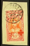 OCEANIA 1915-16 10c + 5c Orange & Carmine Red Cross (bar Under "c") SURCHARGE INVERTED Variety (Yvert 41a, SG... - Altri & Non Classificati