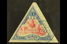 OBOCK 1894 5f Rose & Blue Triangular (Yvert 61, SG 79), Very Fine Used, Fresh. For More Images, Please Visit... - Altri & Non Classificati