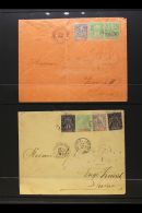 NEW CALEDONIA 1902-27 COMMERCIAL COVERS COLLECTION Presented On Stock Pages. Includes 1902 Covers To Switzerland... - Altri & Non Classificati