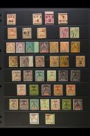 NEW CALEDONIA 1881-1903 MINT COLLECTION Presented On A Stock Page. All Different & Includes 1881 05 On 40c,... - Altri & Non Classificati