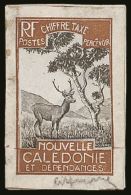 NEW CALEDONIA Postage Dues 1928 IMPERF PROOF Of The Vignette Printed In Black, With Frame In Brown Without Value... - Altri & Non Classificati