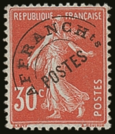 PRECANCELS (PREOBLITERES) 1922-47 30c Red (Sower/full Background), Yvert 58, Never Hinged Mint For More Images,... - Autres & Non Classés