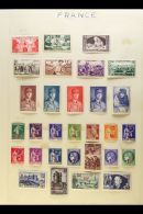 1940-1955 COMPREHENSIVE FINE MINT COLLECTION On Leaves, All Different, Virtually COMPLETE For The Period, Inc 1940... - Altri & Non Classificati