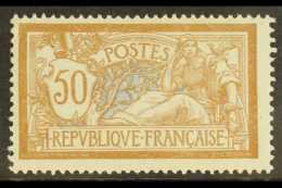 1900 50c Cinnamon And Lavender "Merson" (Yvert 120, SG 305) Fine Never Hinged Mint. For More Images, Please Visit... - Other & Unclassified