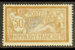 1900 50c Cinnamon And Lavender "Merson" (Yvert 120, SG 305) Fine Never Hinged Mint. For More Images, Please Visit... - Autres & Non Classés